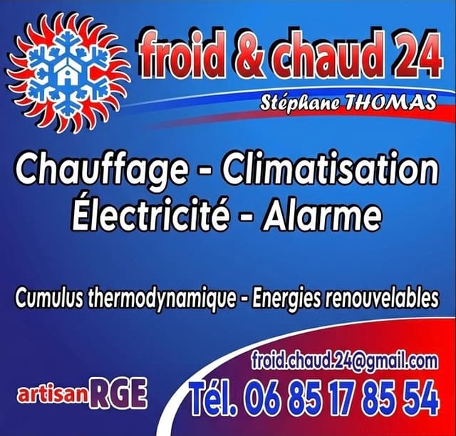 Logo Froid & Chaud 24 — Stéphane THOMAS