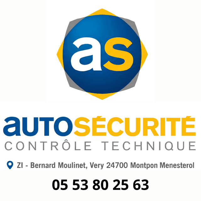 Logo AutoSécurité — Contrôle Technique Montpon