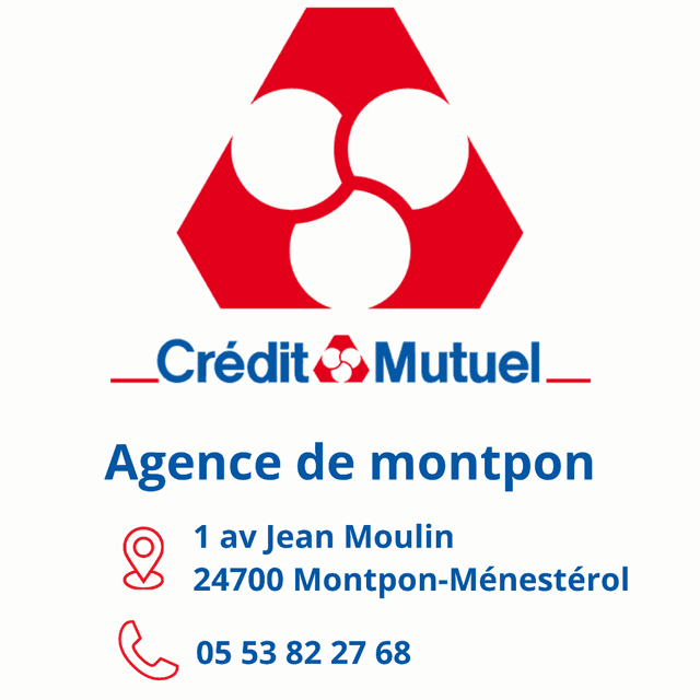Logo Crédit Mutuel — Agence de Montpon